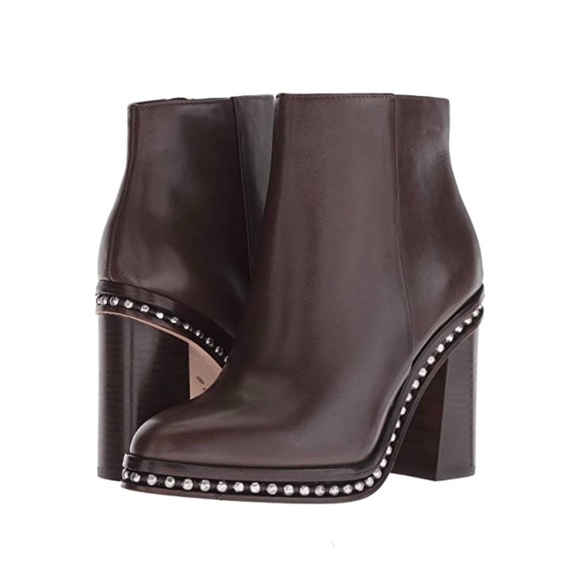 Coach Shoes - 🎁 COACH Mink Brown Justina Bootie Size 8 NWT